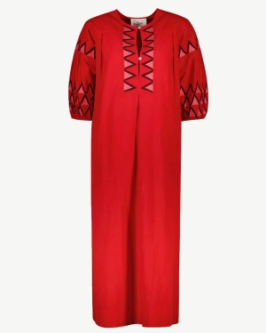 Leon & Harper Rudo Alpha Red Dress