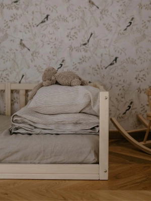Linen Baby Cot Fitted Sheet | Multiple Colours