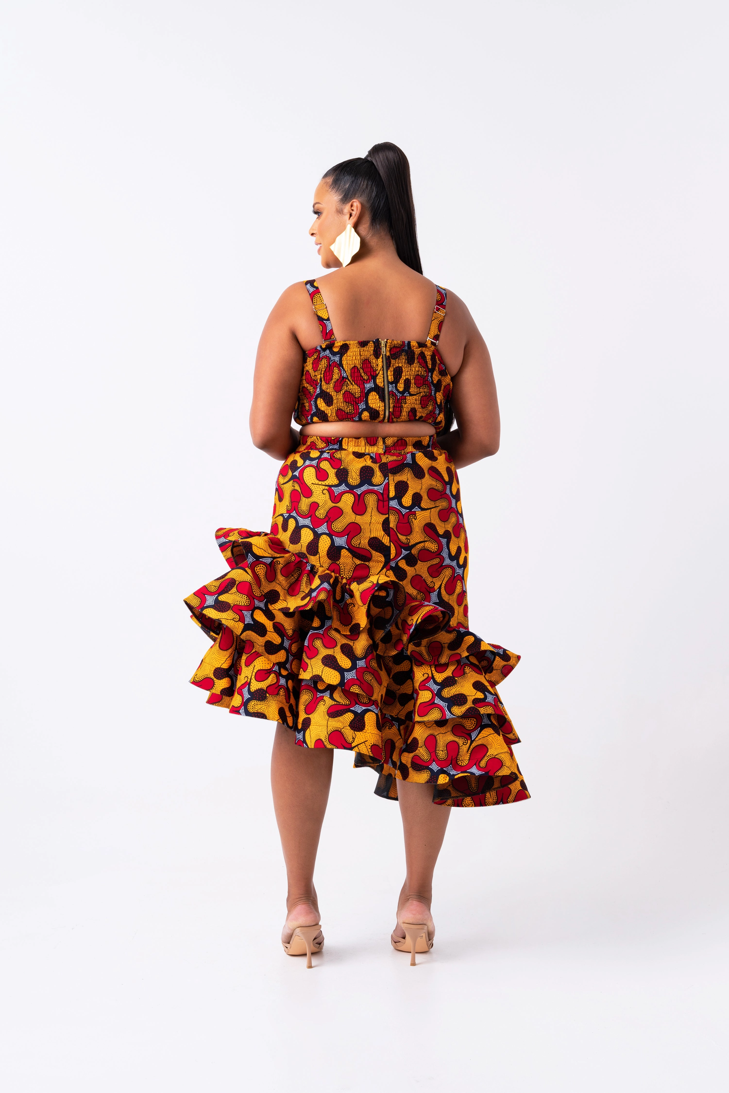 LIRA African Print Crop Top