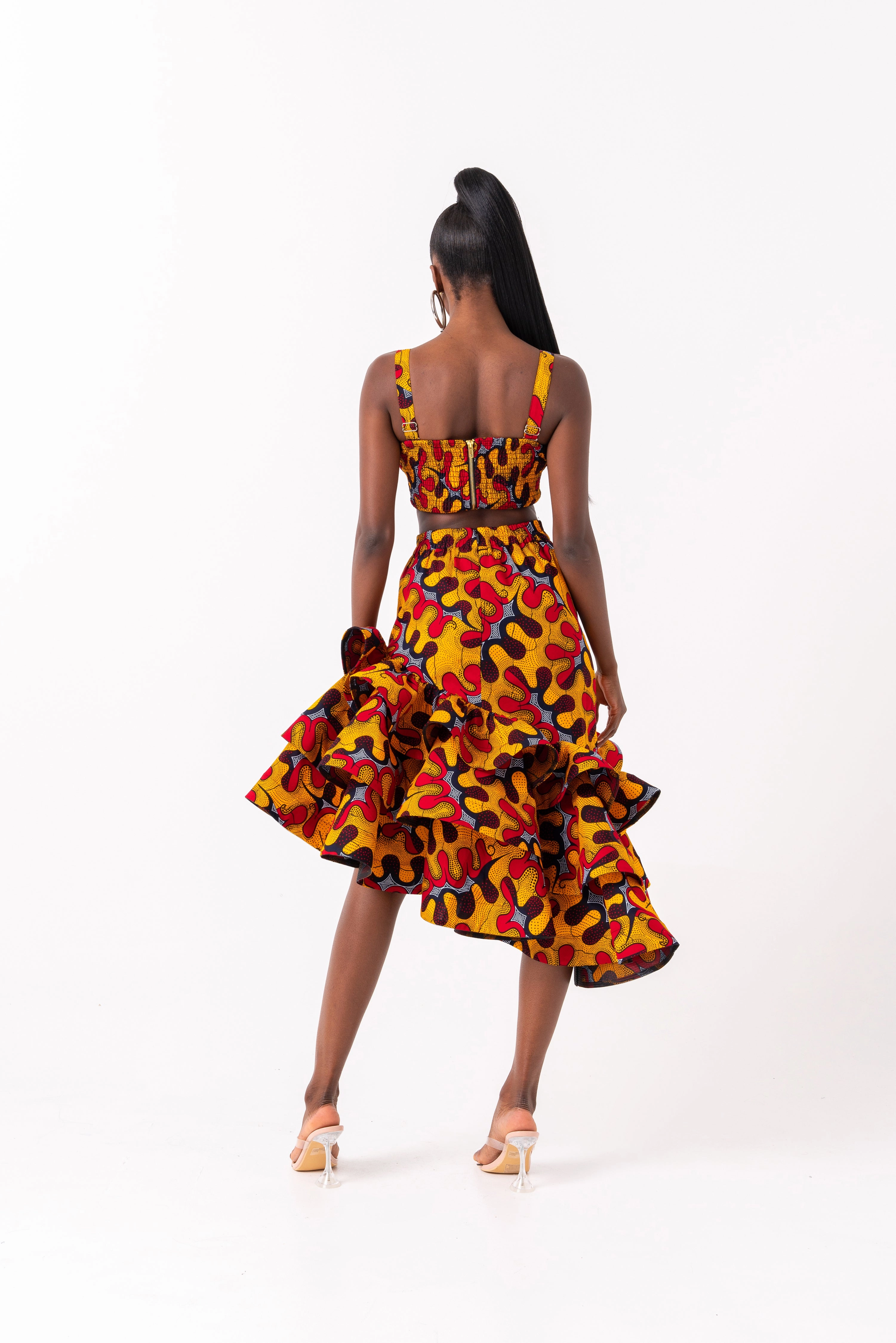 LIRA African Print Crop Top
