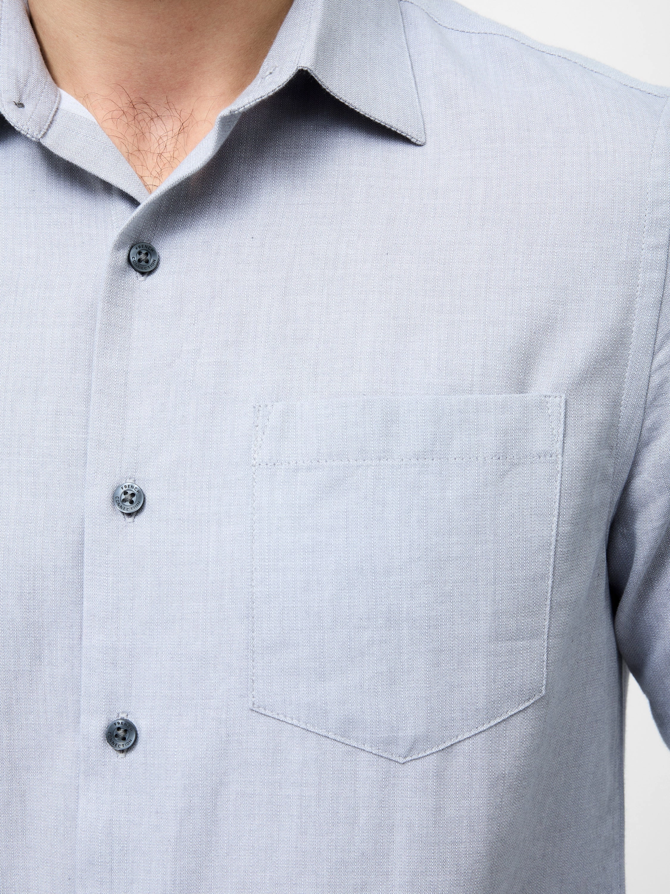Long Sleeve Dobby Regular Shirt