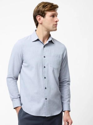 Long Sleeve Dobby Regular Shirt