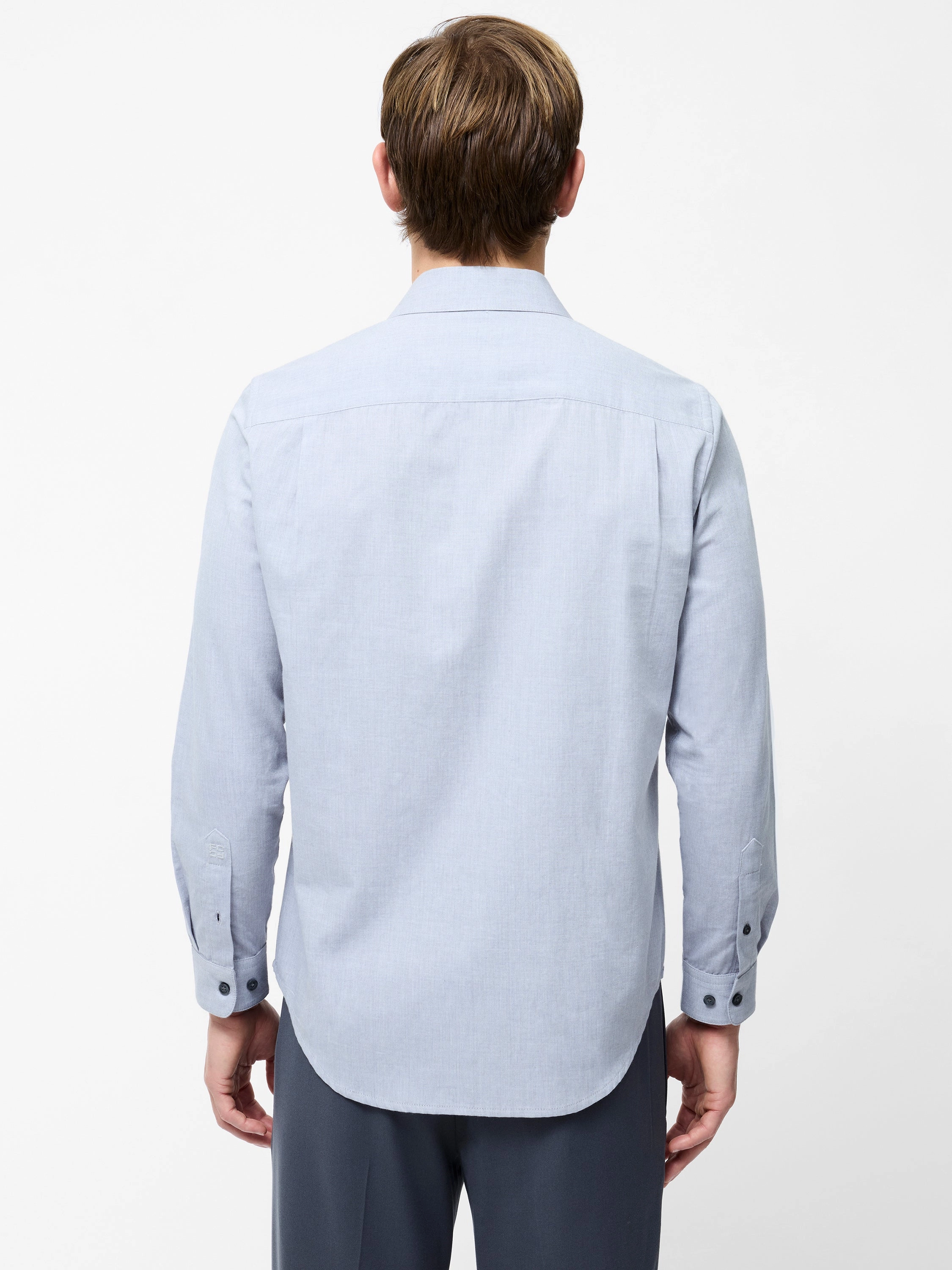 Long Sleeve Dobby Regular Shirt