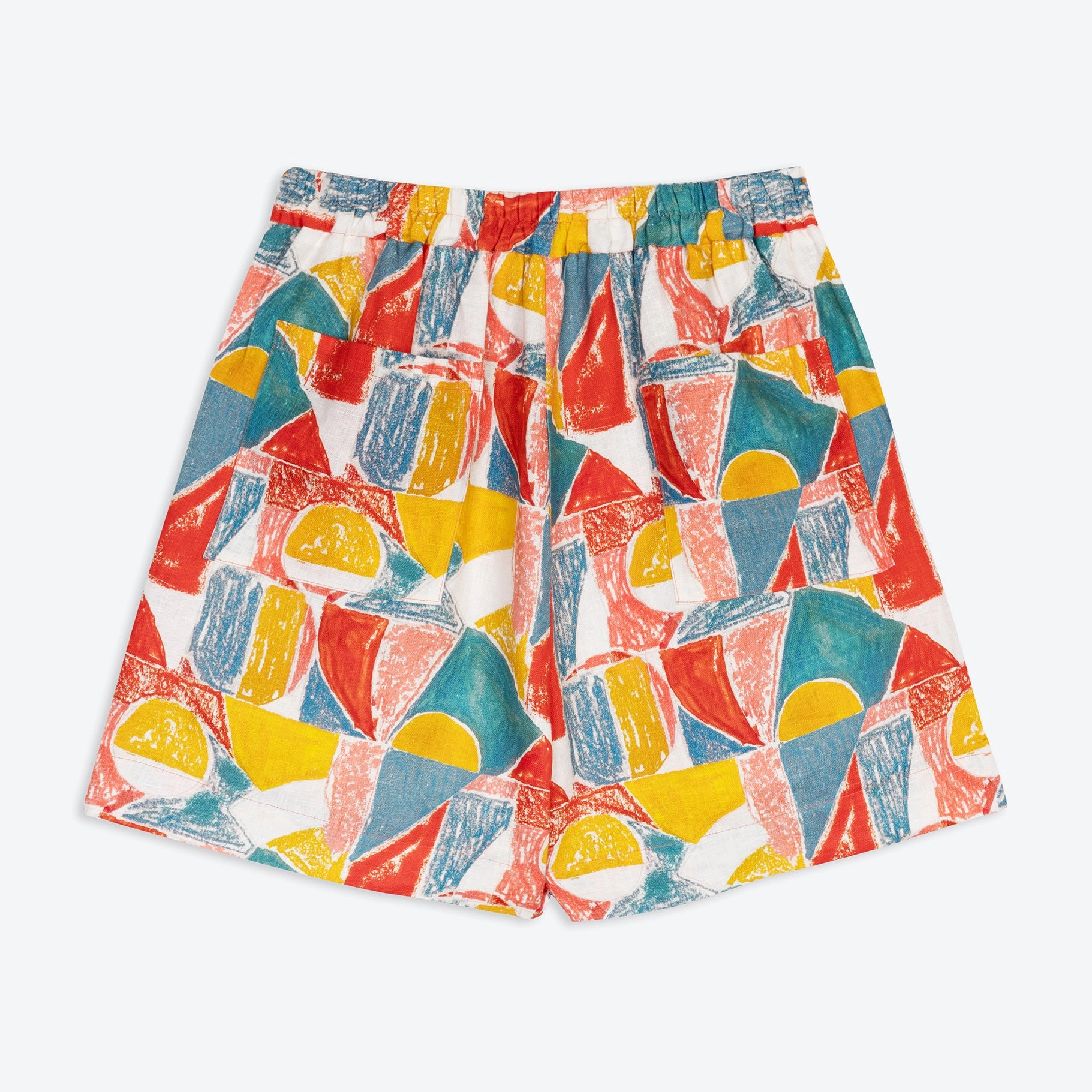 Lowie Margot Print Linen Shorts