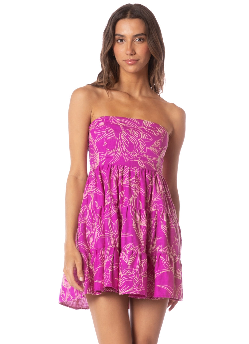 Maaji Violet Foliage Emilia Short Dress