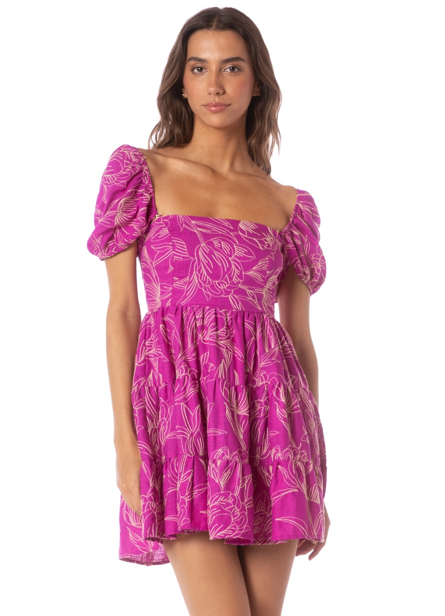 Maaji Violet Foliage Emilia Short Dress