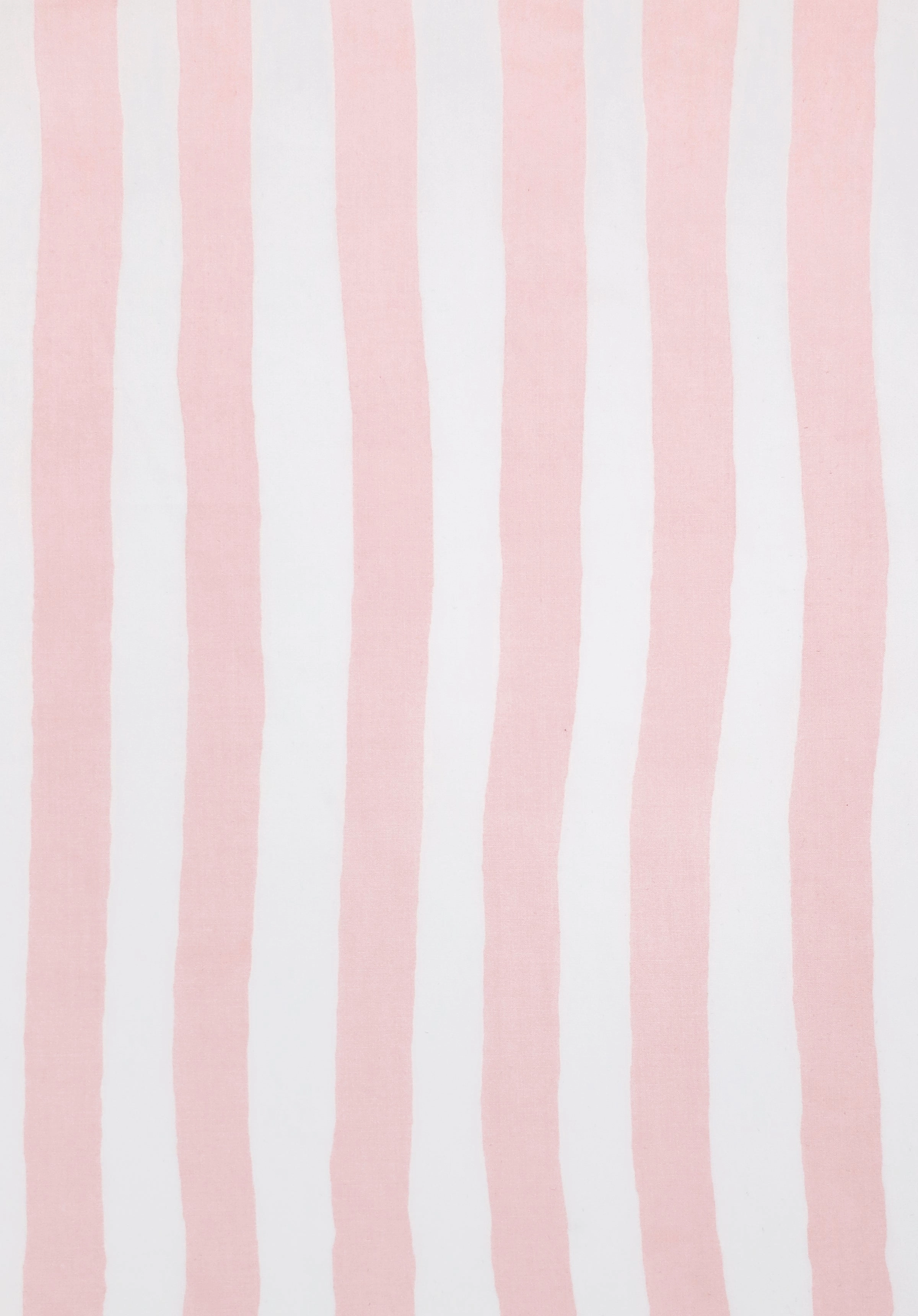 Marianne Long Robe in Pink & White Painted Stripe