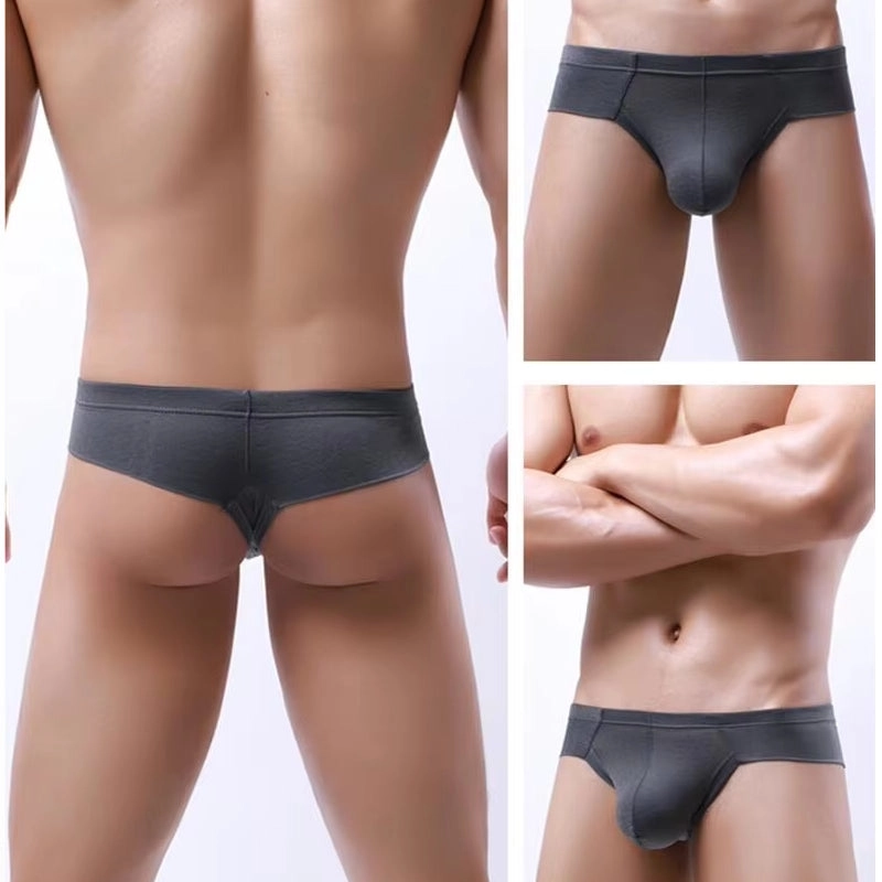 Men Briefs Ice Silk Underwear