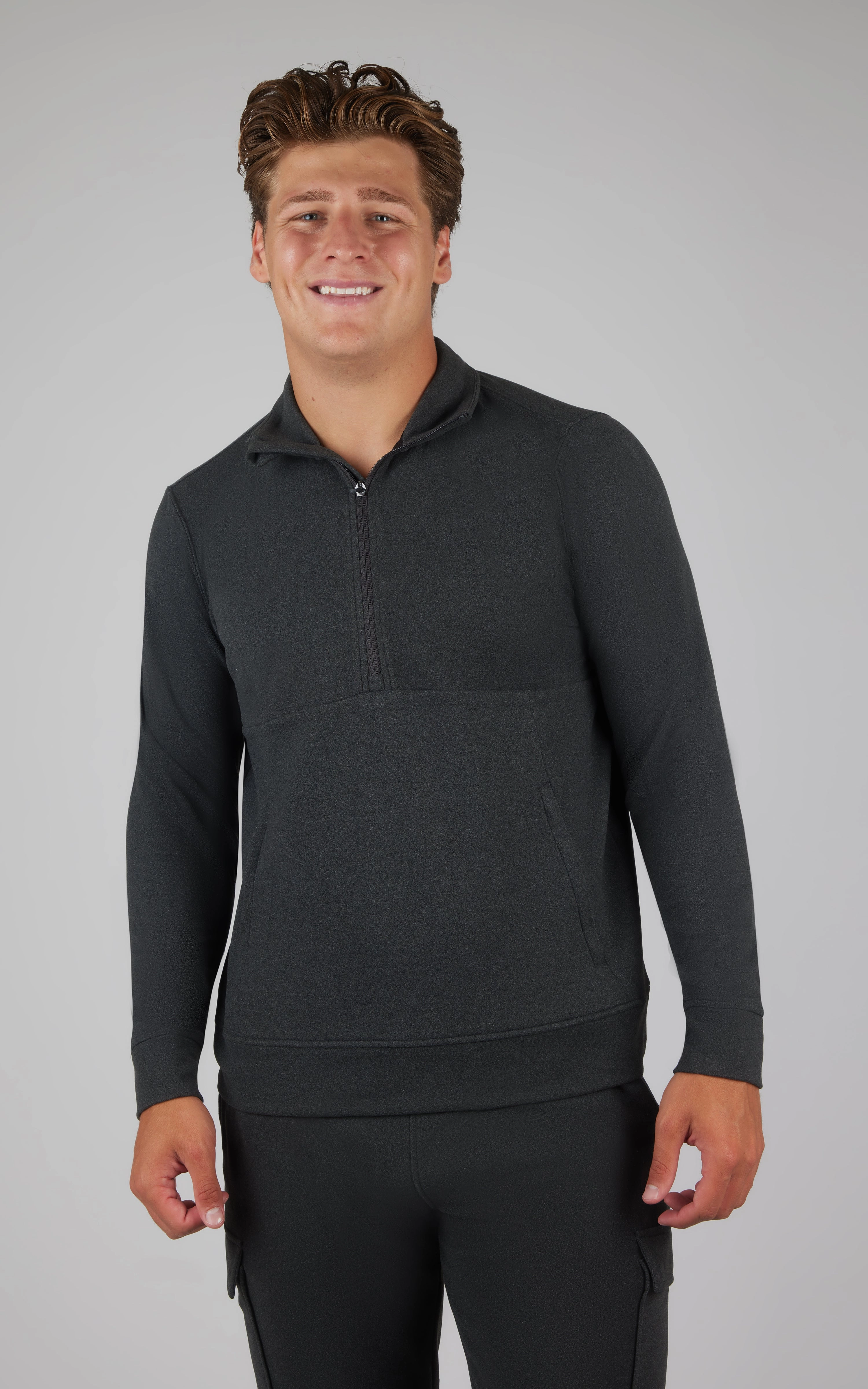 Mens Ultra Fleece Half Zip Jacket