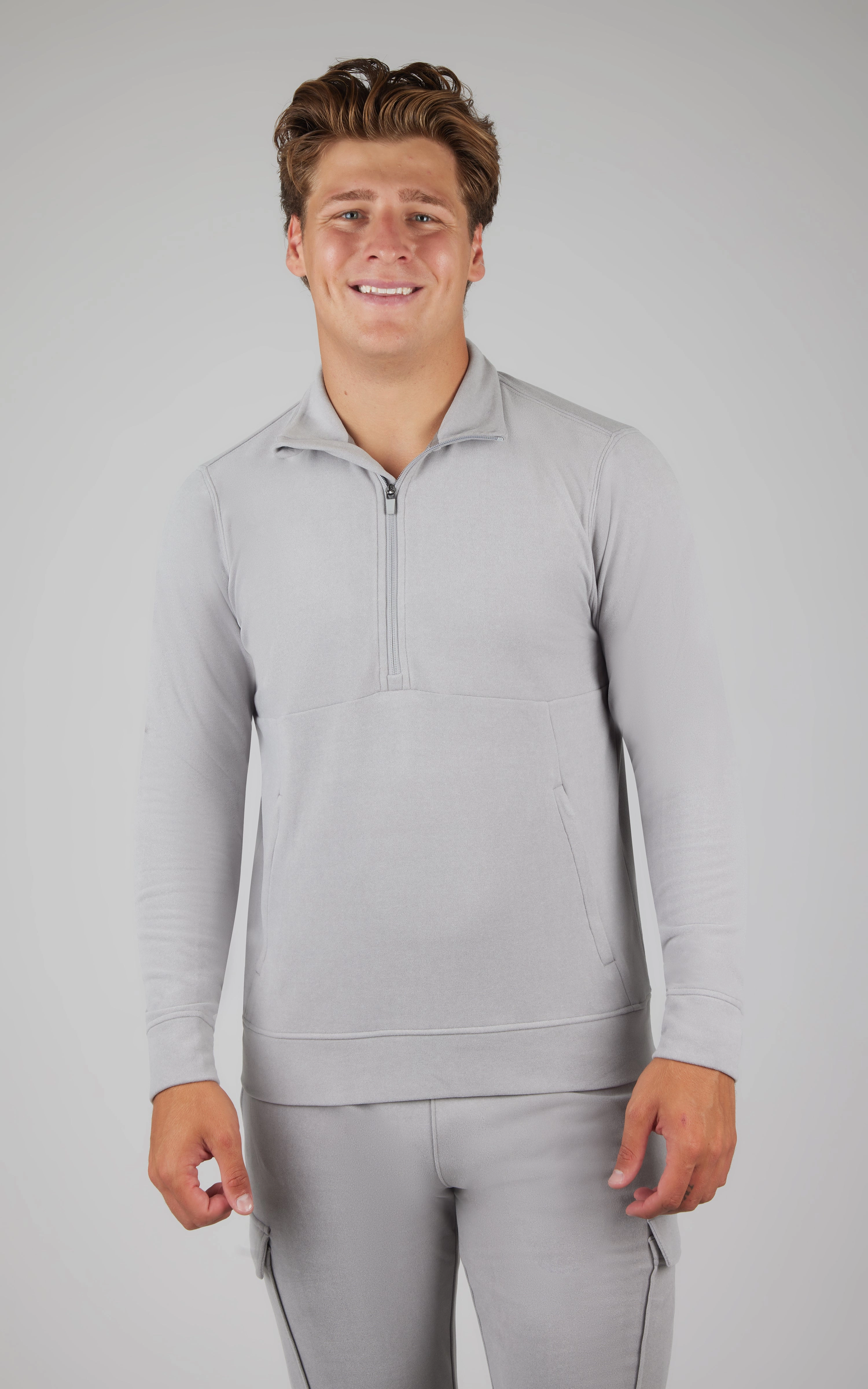 Mens Ultra Fleece Half Zip Jacket