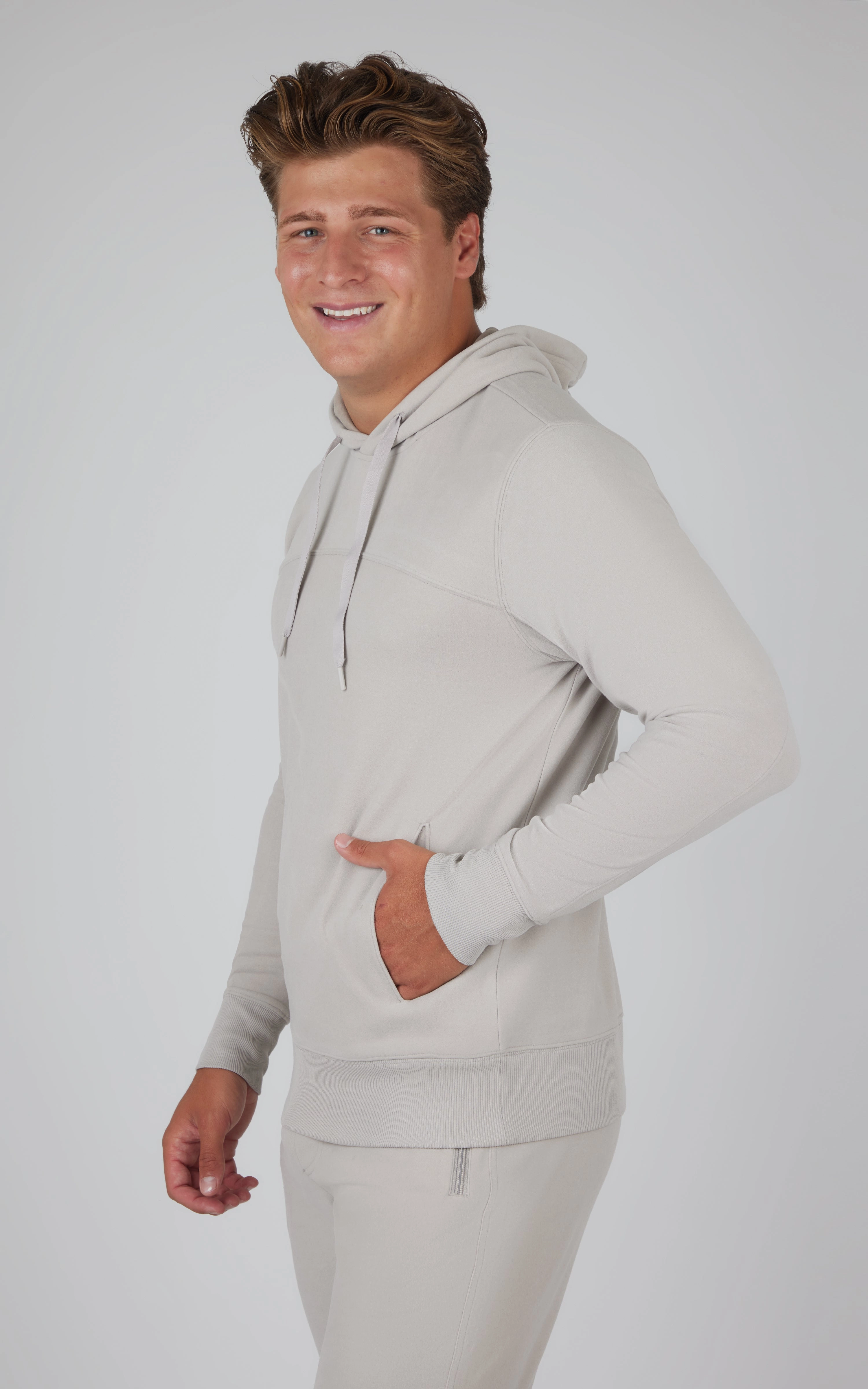 Mens Ultra Melange Fleece Hoodie