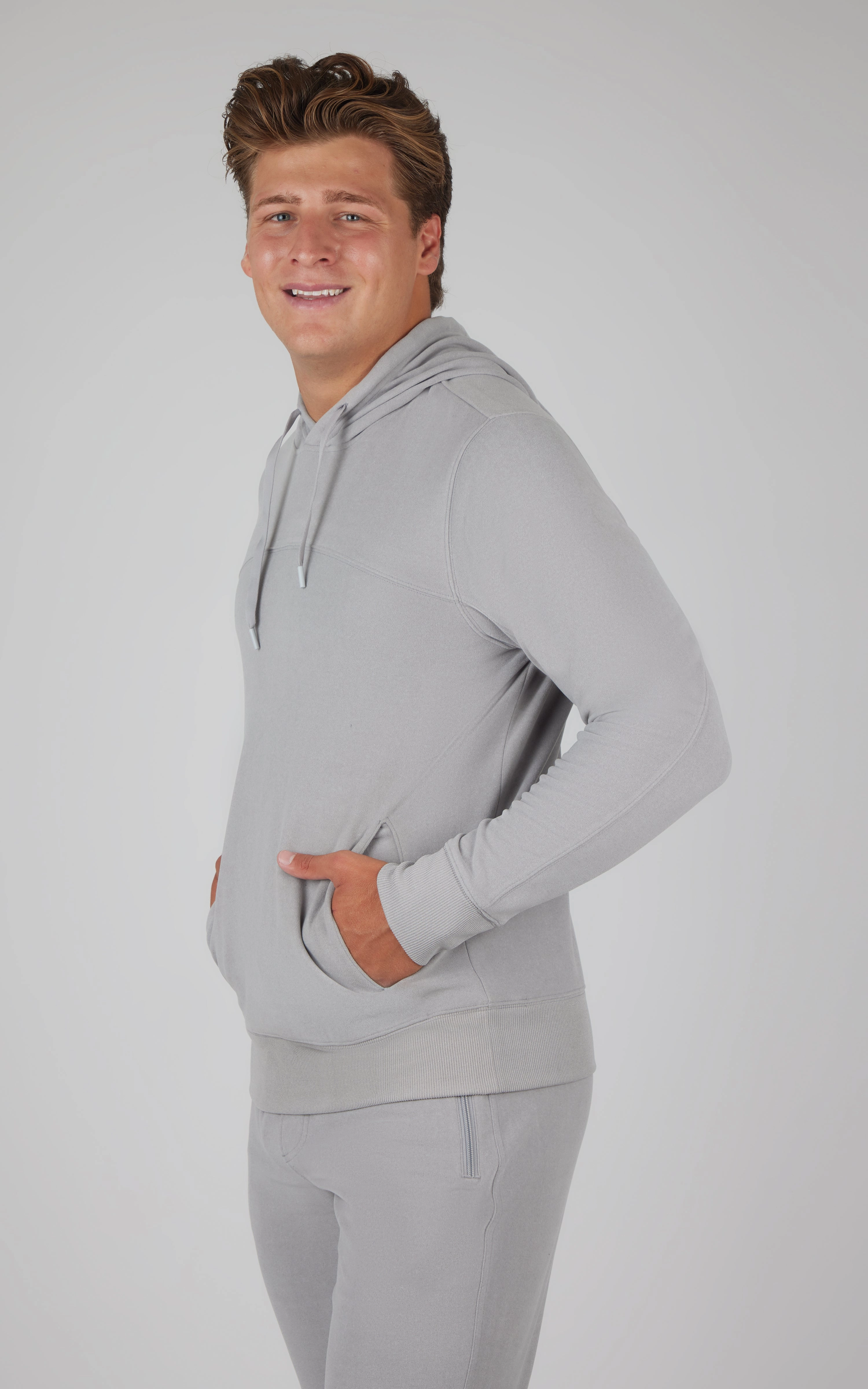 Mens Ultra Melange Fleece Hoodie