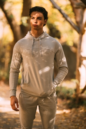 Mens Ultra Melange Fleece Hoodie