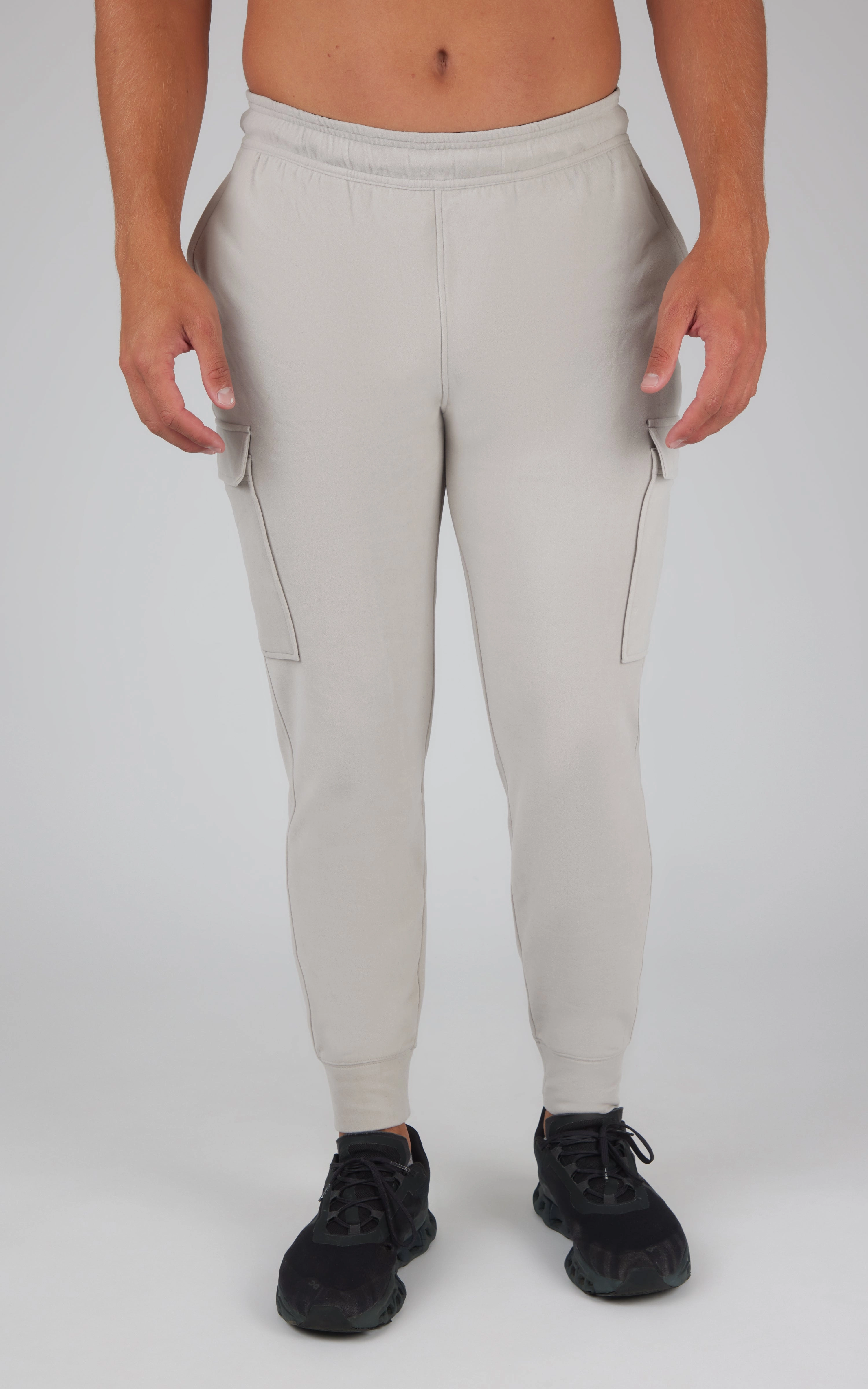 Mens Ultra Melange James Fleece Cargo Jogger