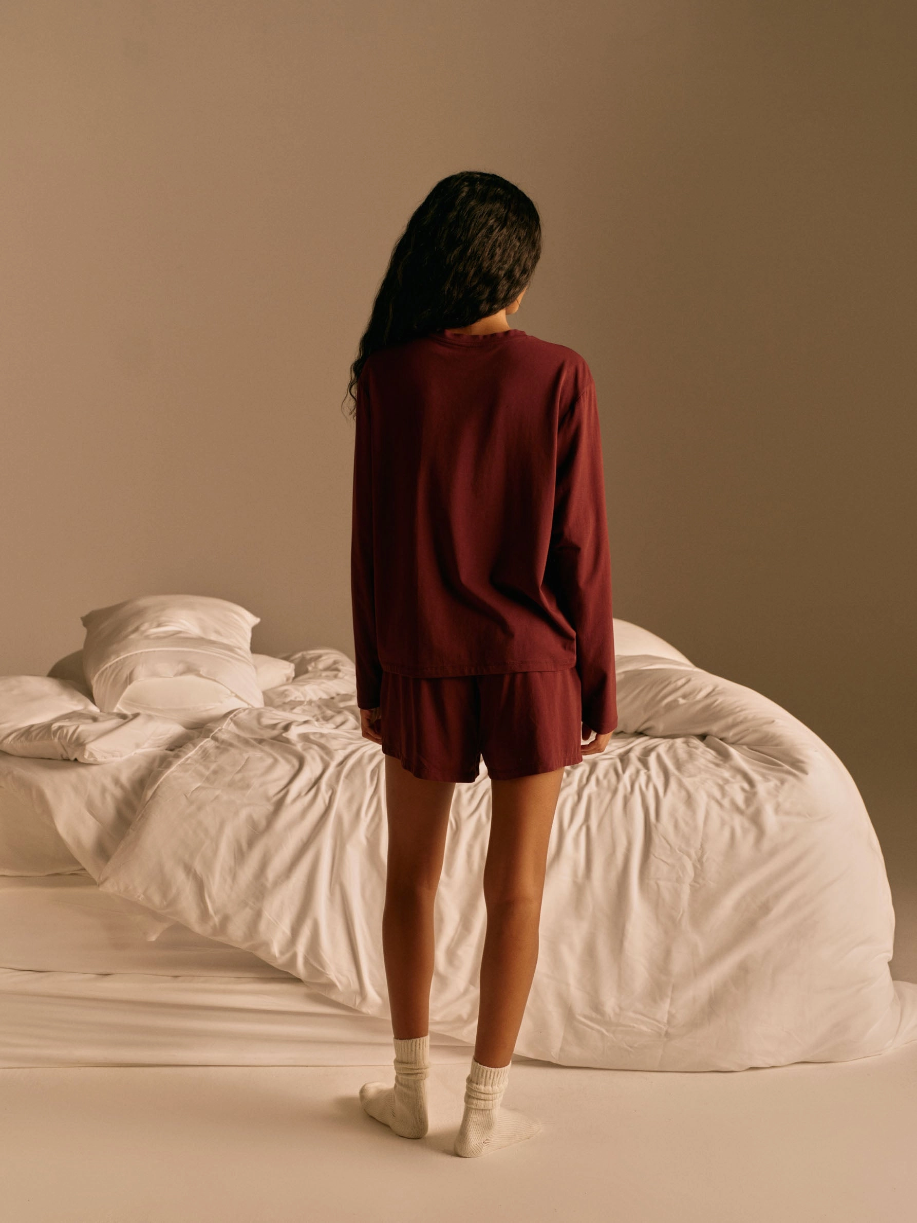 Modal Boxer Short - Burgundy