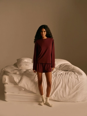 Modal Boxer Short - Burgundy