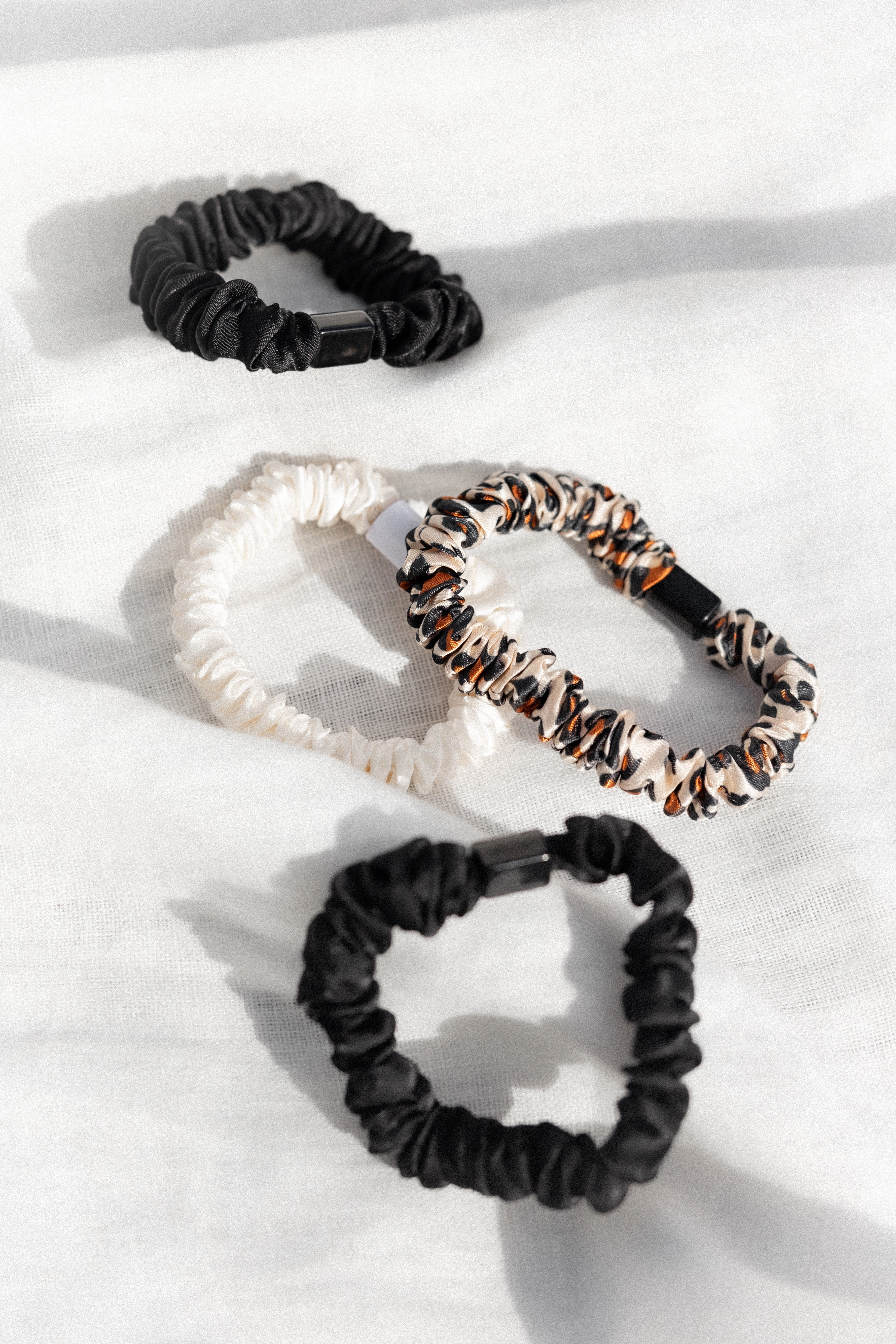 Morgan Hair Tie Set - Black Multi