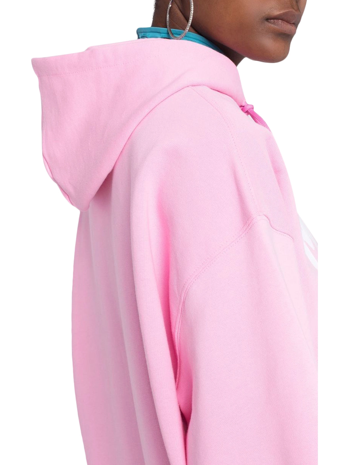 MSGM Logo Printed Drawstring Hoodie
