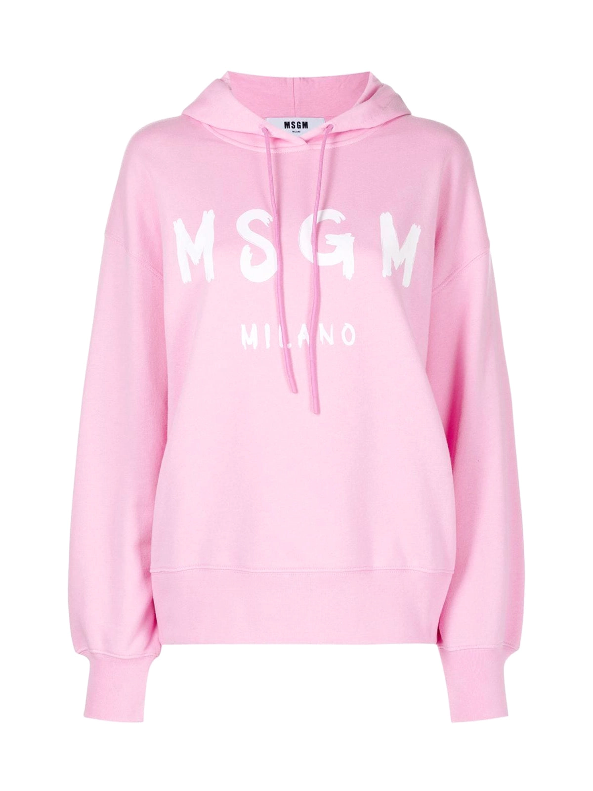 MSGM Logo Printed Drawstring Hoodie