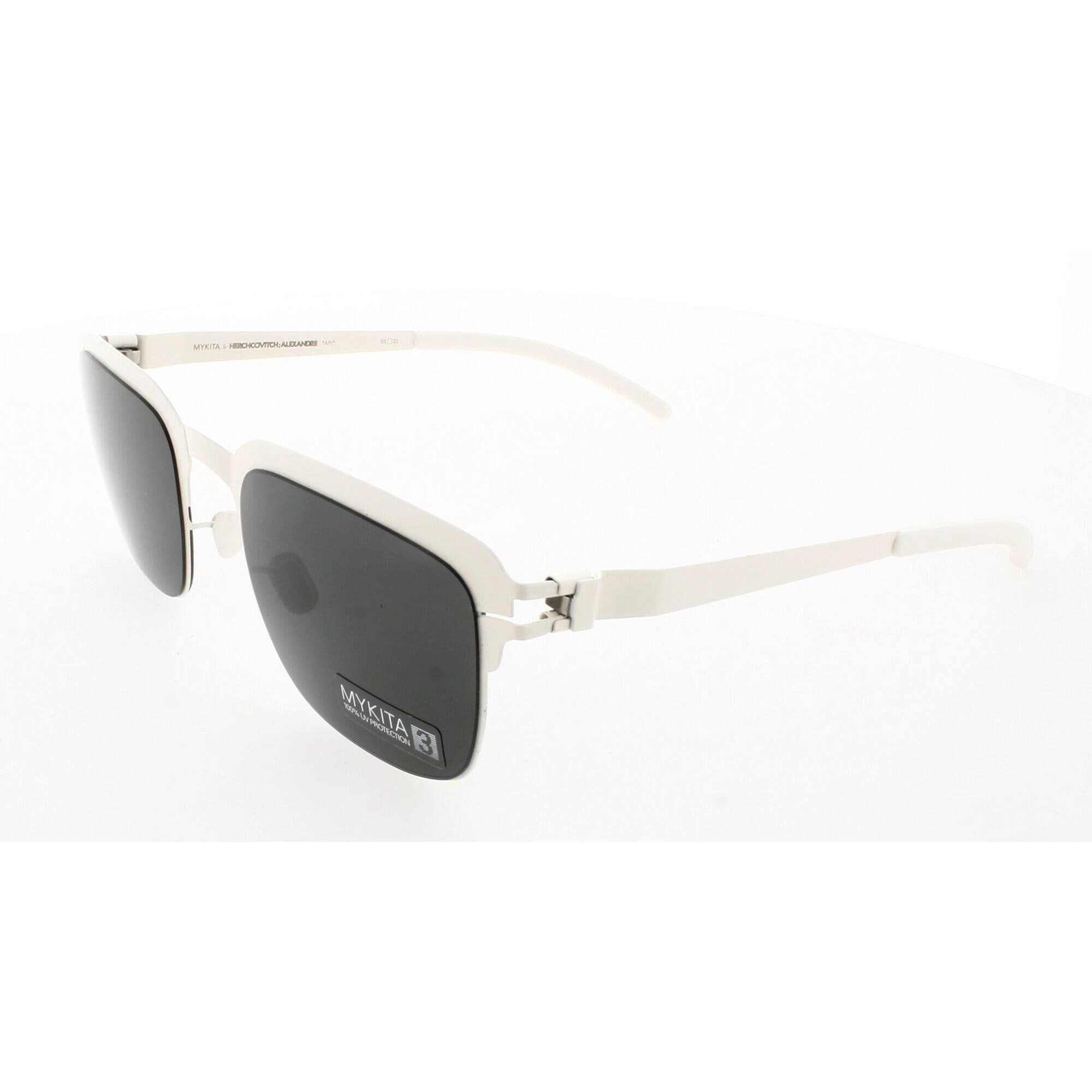 Mykita Unisex Sunglasses - Silk White Full Rim Frame | LABORATORY-ARI-SILK WHITE F54