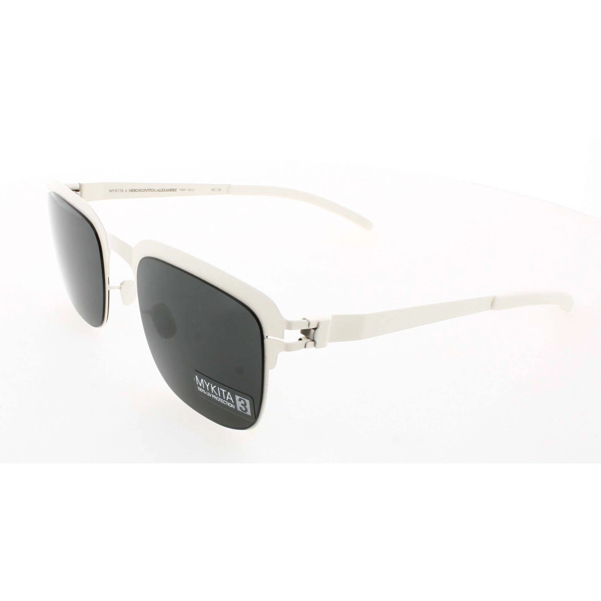 Mykita Unisex Sunglasses - Silk White Full Rim Metal Frame | COLLAB-ARI-SILK WHITE F54