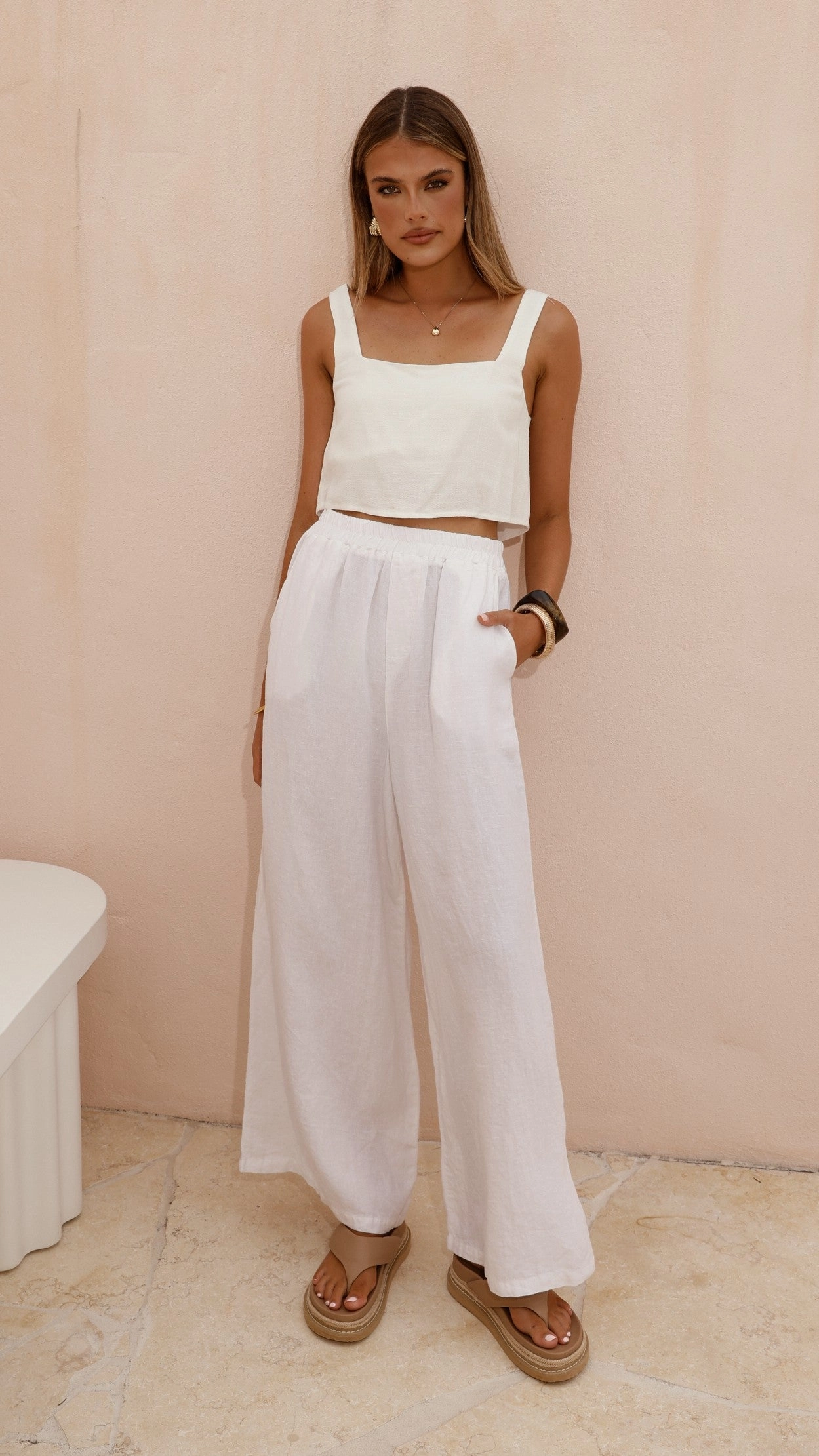 Oceana Pants - White