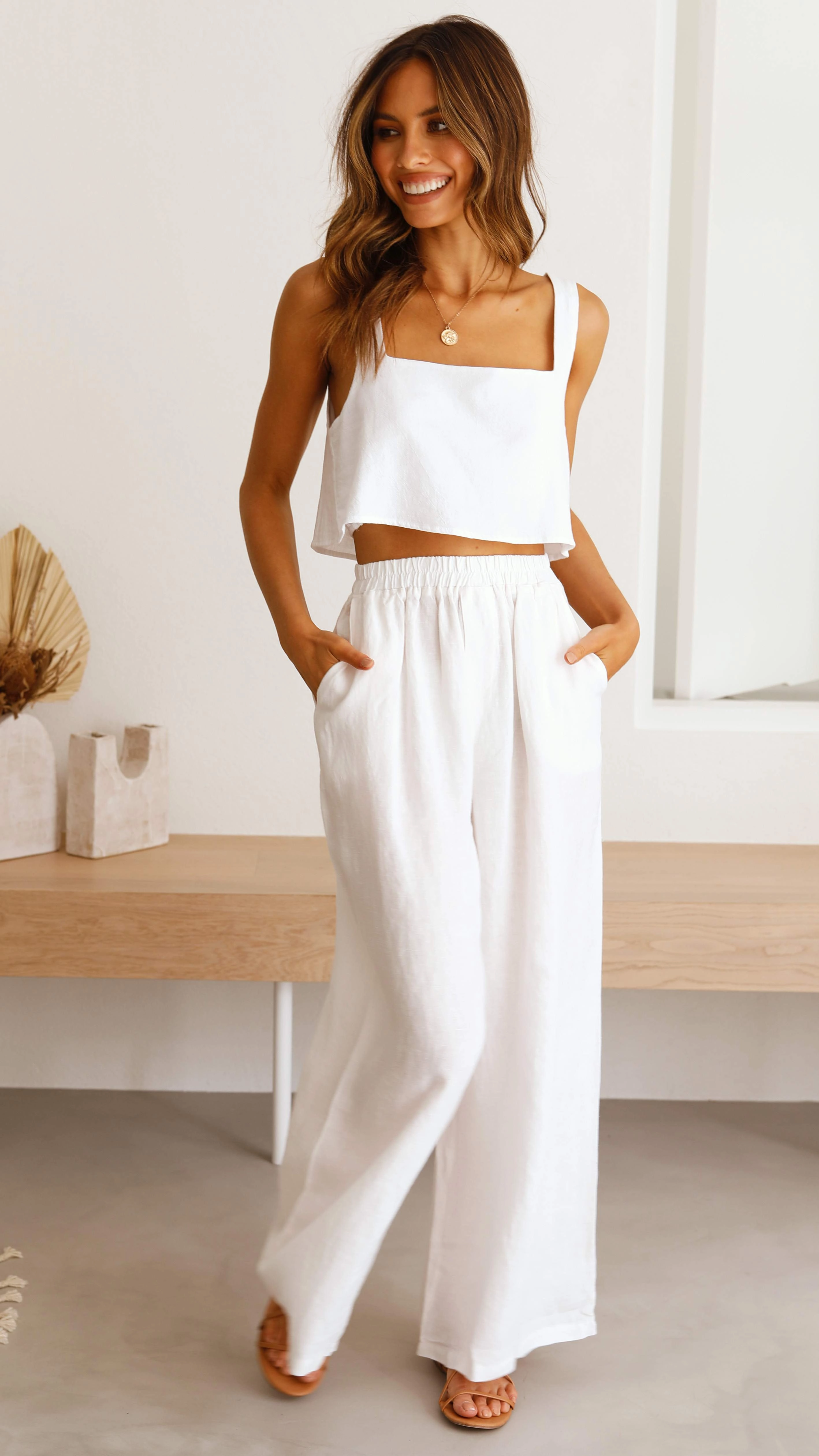 Oceana Pants - White