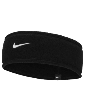 One Therma-FIT Fleece Headband - Black/Silver
