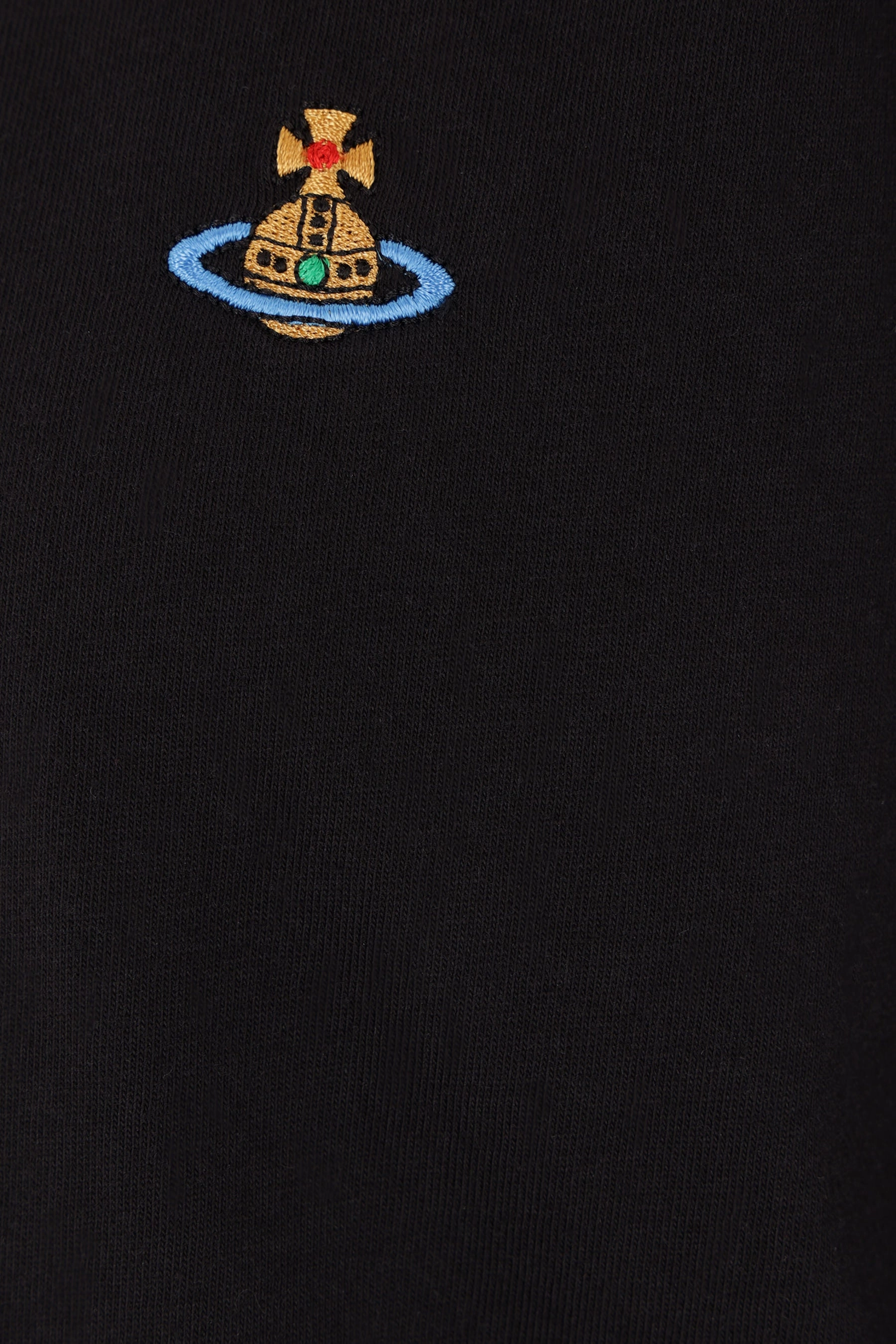 Orb embroidered organic cotton oversized t-shirt