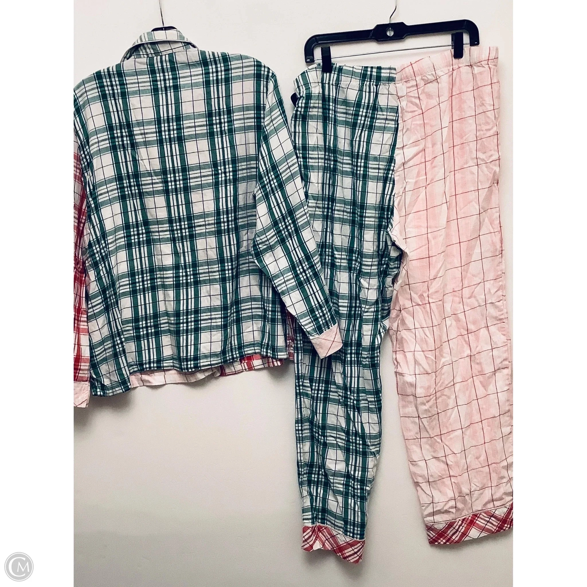 Pajamas 2pc By Victorias Secret In Plaid Pattern, Size: Xl