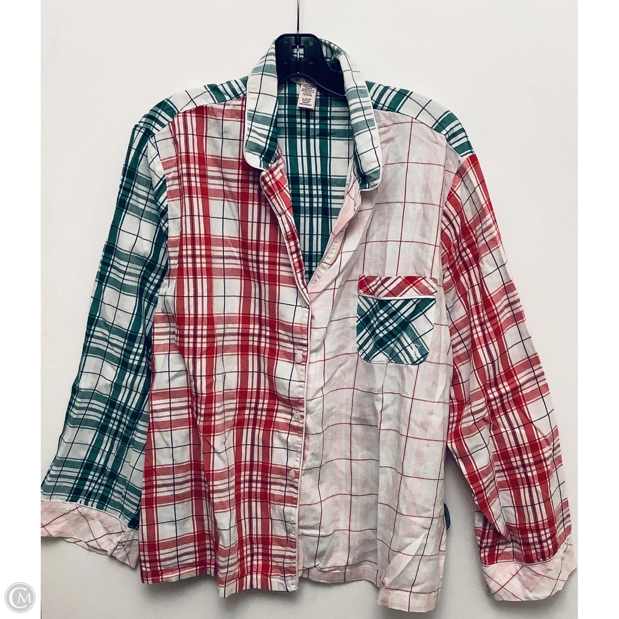 Pajamas 2pc By Victorias Secret In Plaid Pattern, Size: Xl