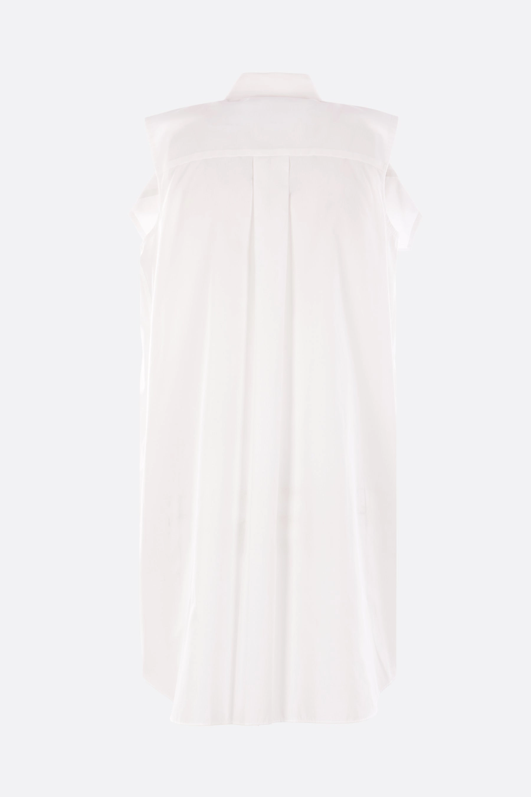 poplin sleeveless dress
