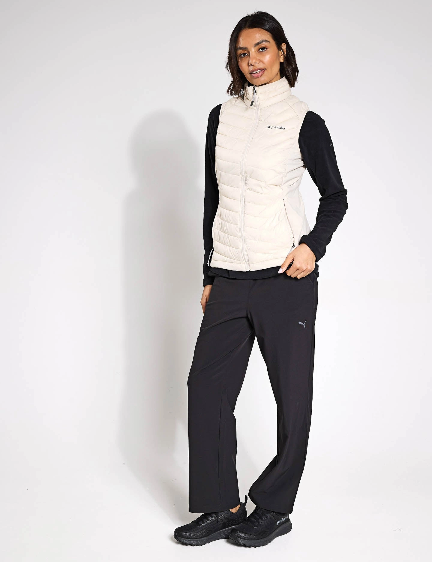 Powder Pass II Hybrid Puffer Gilet - Dark Stone