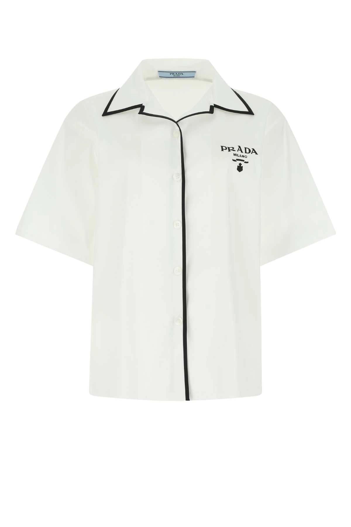 Prada Logo Short-Sleeve Shirt