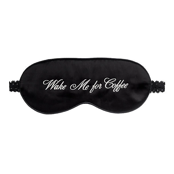 "Wake me for coffee" Sleep Mask