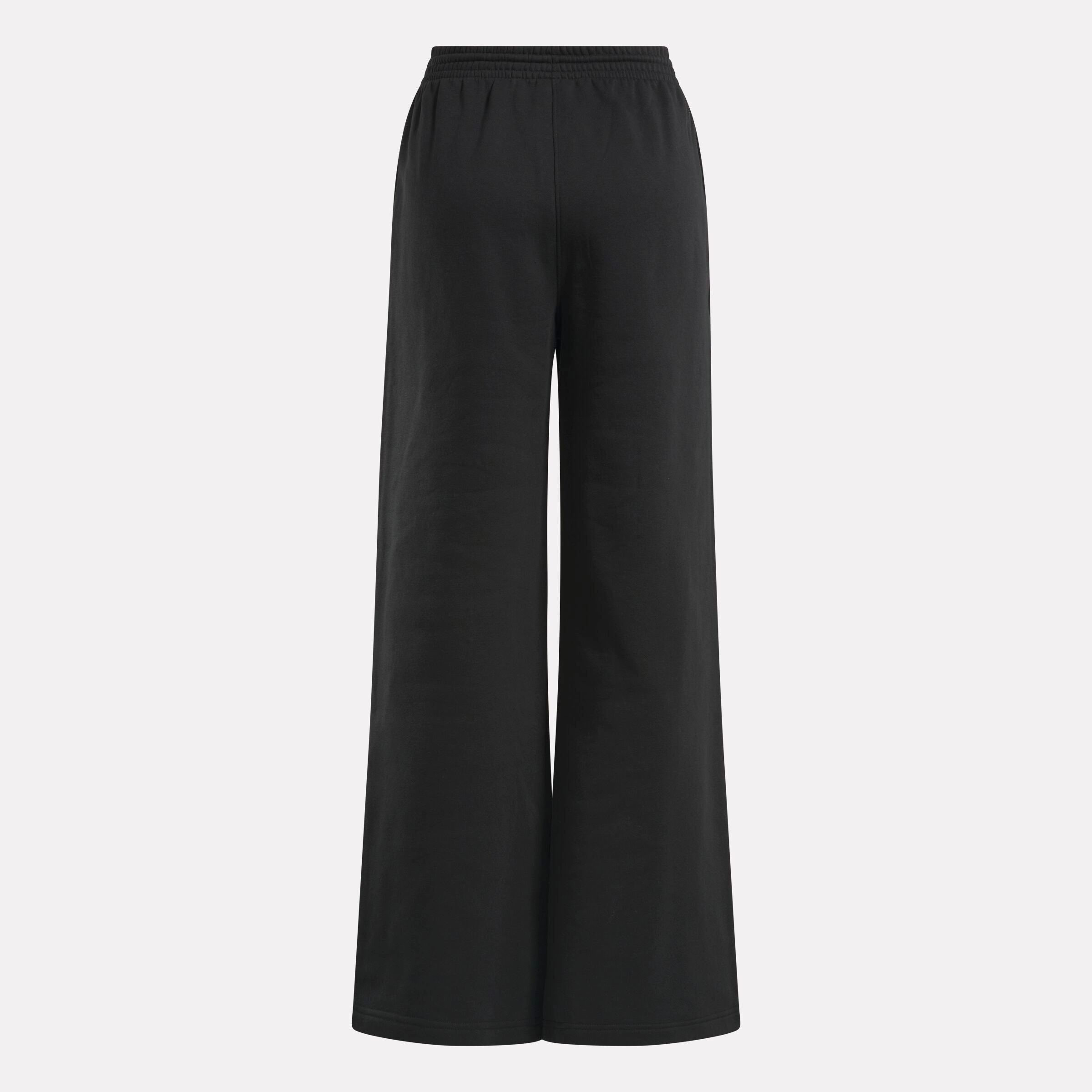 Reebok Identity Small Logo Fleece Wide Leg Pants Black