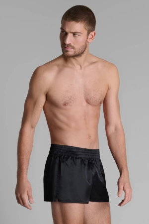 Rendez-Vous Silk Boxer Black