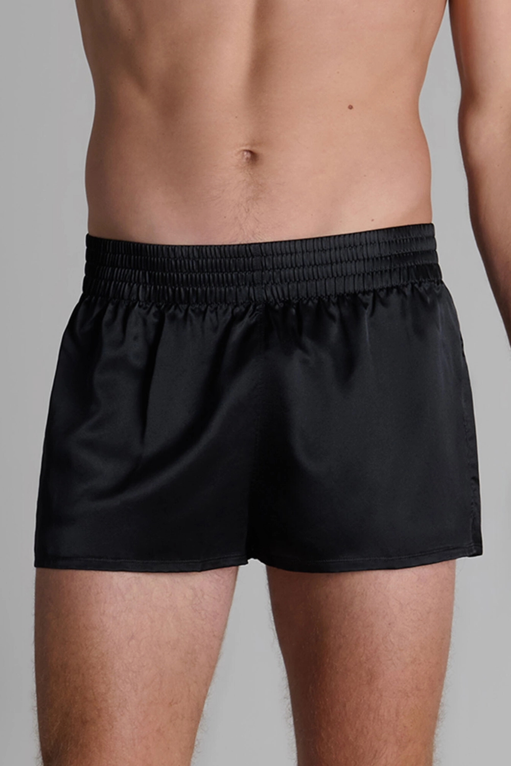 Rendez-Vous Silk Boxer Black