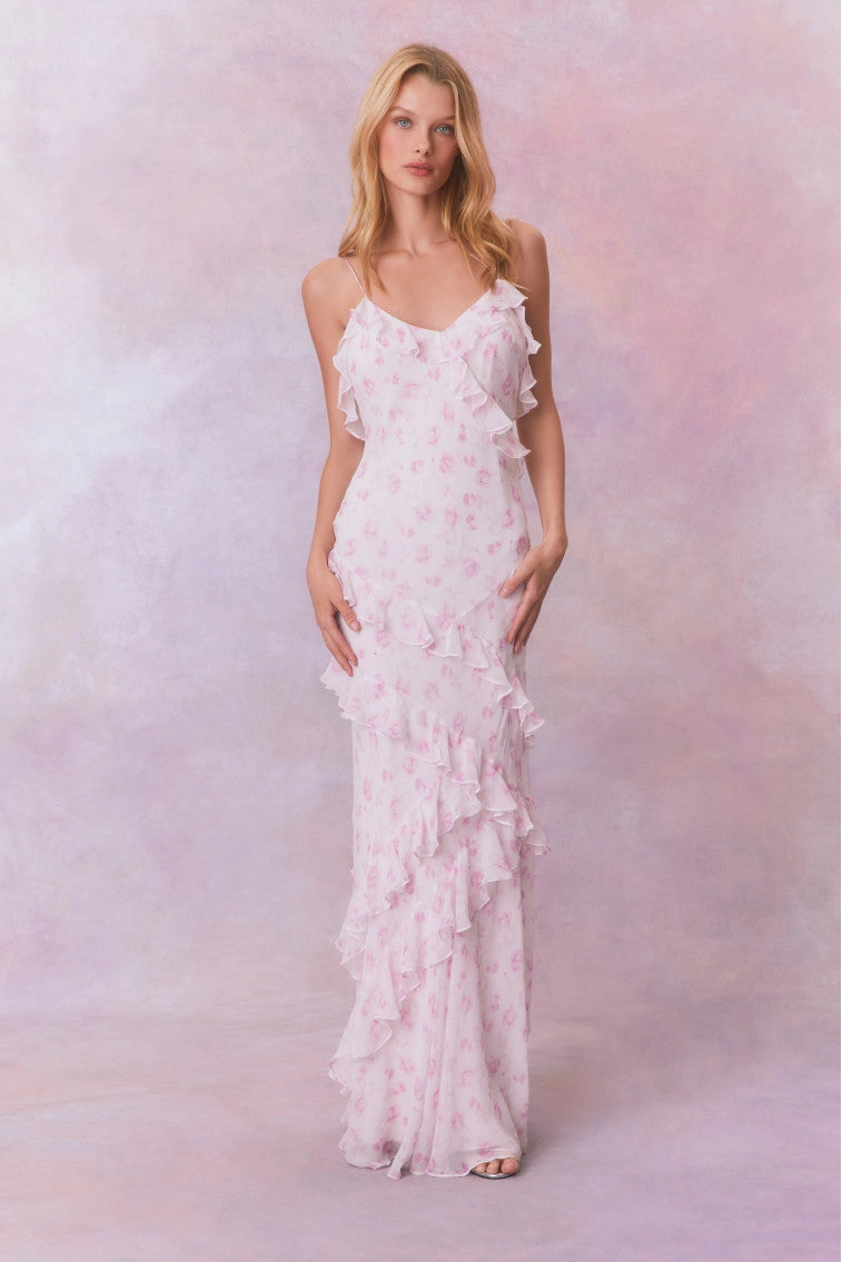 Rialto Fragrance Print Maxi Dress
