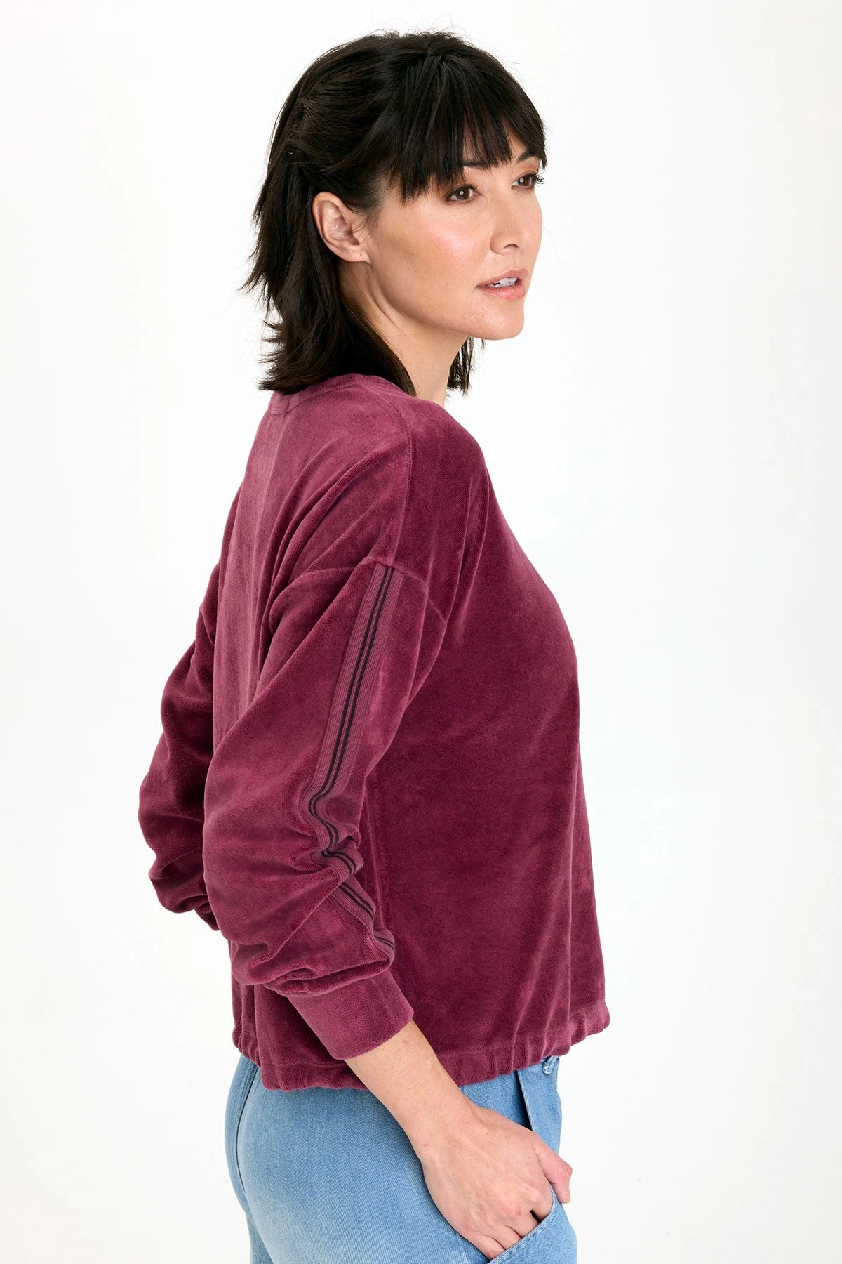 Rugby Stripe Dottie Sweatshirt