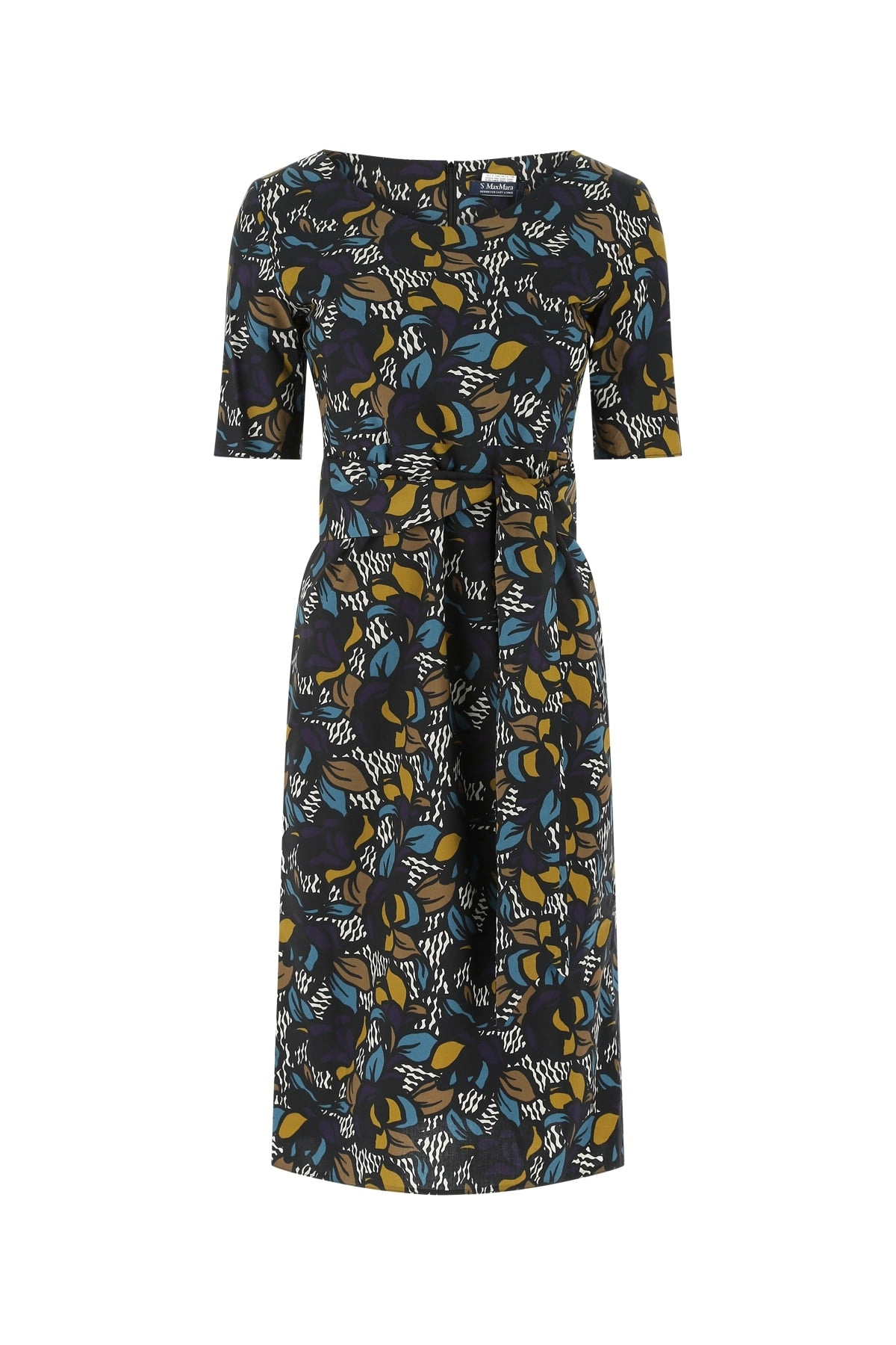 'S Max Mara Gerald Short Sleeve Midi Dress