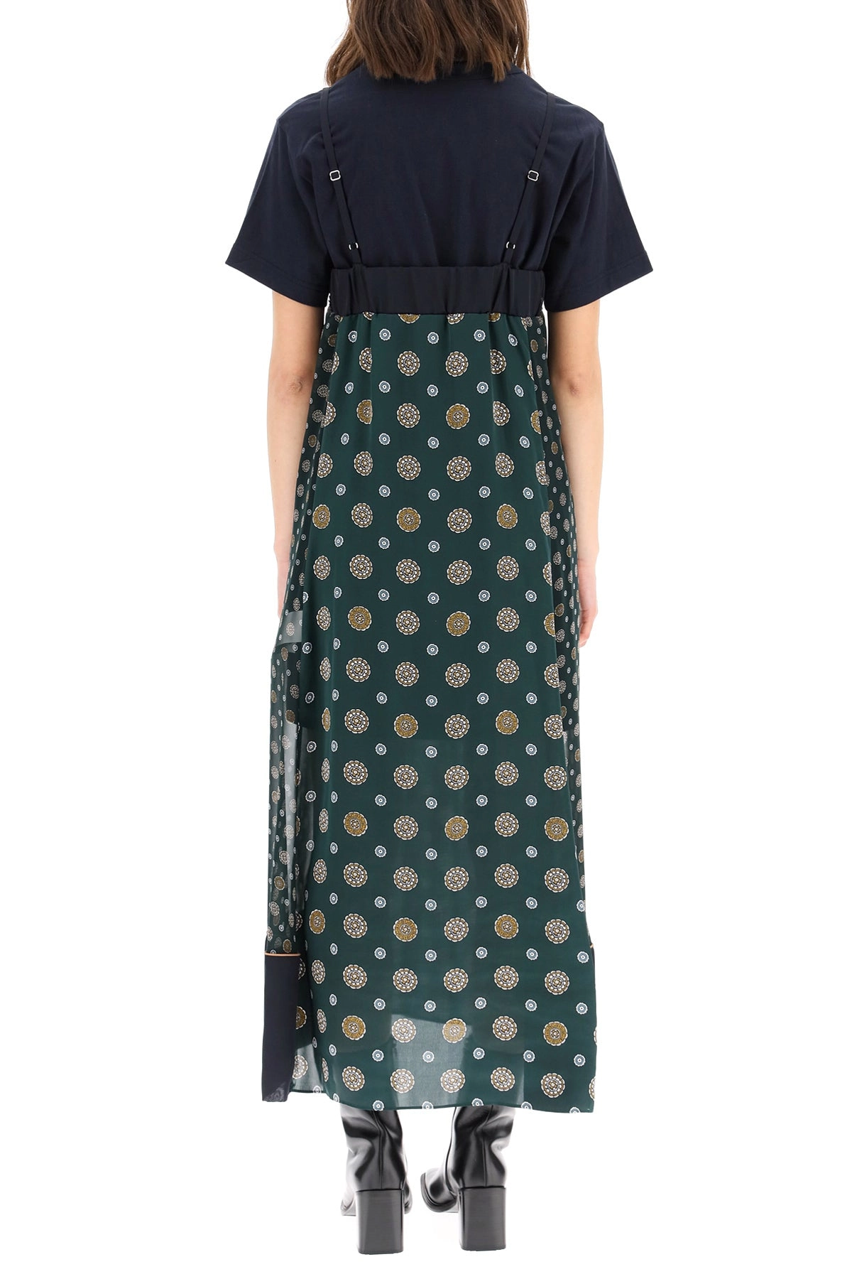 Sacai Patchwork Printed Dress
