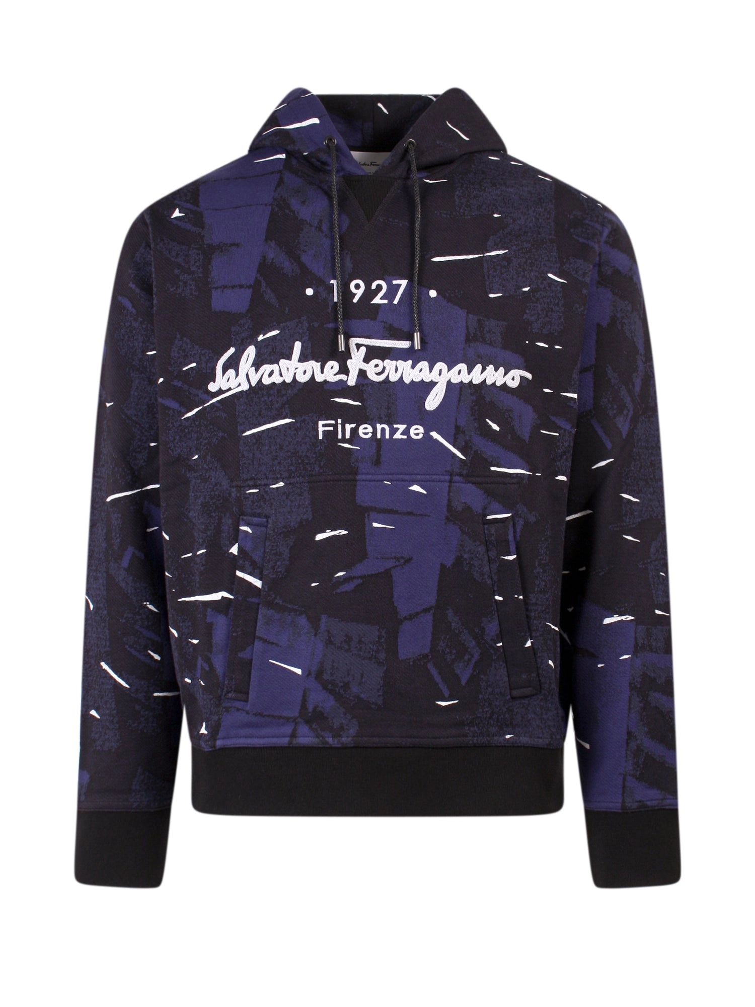 Salvatore Ferragamo Palm Printed Hoodie