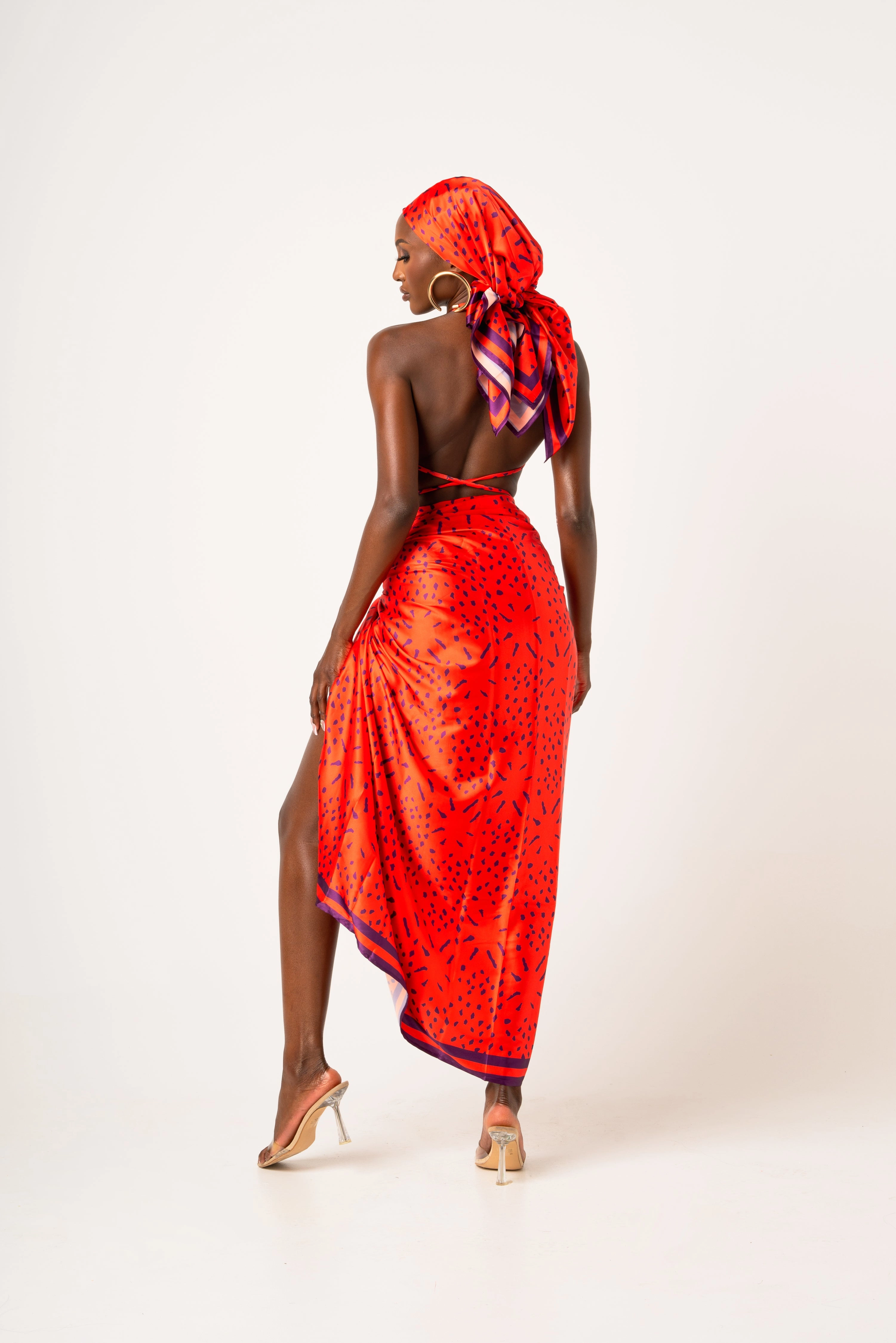 SAMIAH XL SILK SCARF