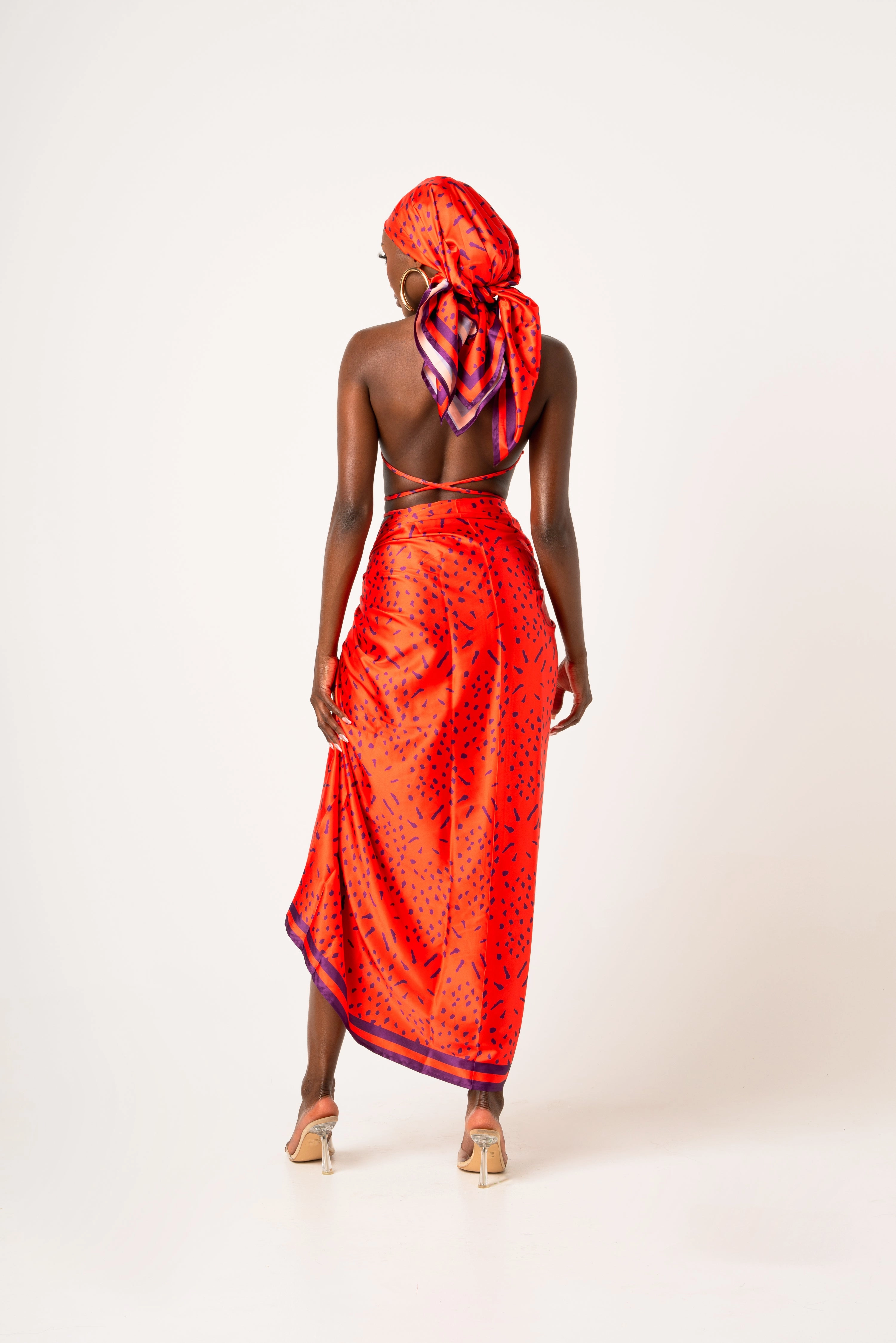 SAMIAH XL SILK SCARF