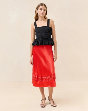 Saskia Silk Skirt