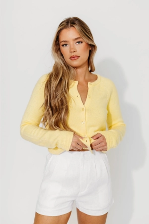 Seabrook Cardigan in Buttercream
