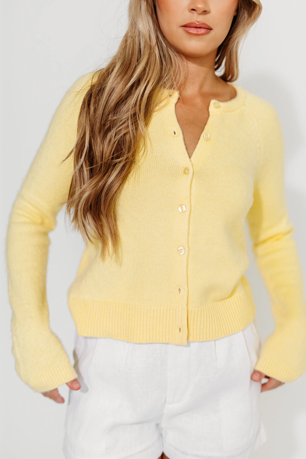 Seabrook Cardigan in Buttercream