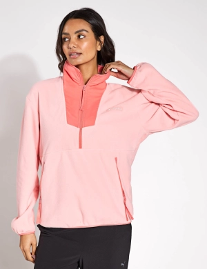 Sequoia Grove 1/2 Zip Fleece - Pink Sand/Alpenglow