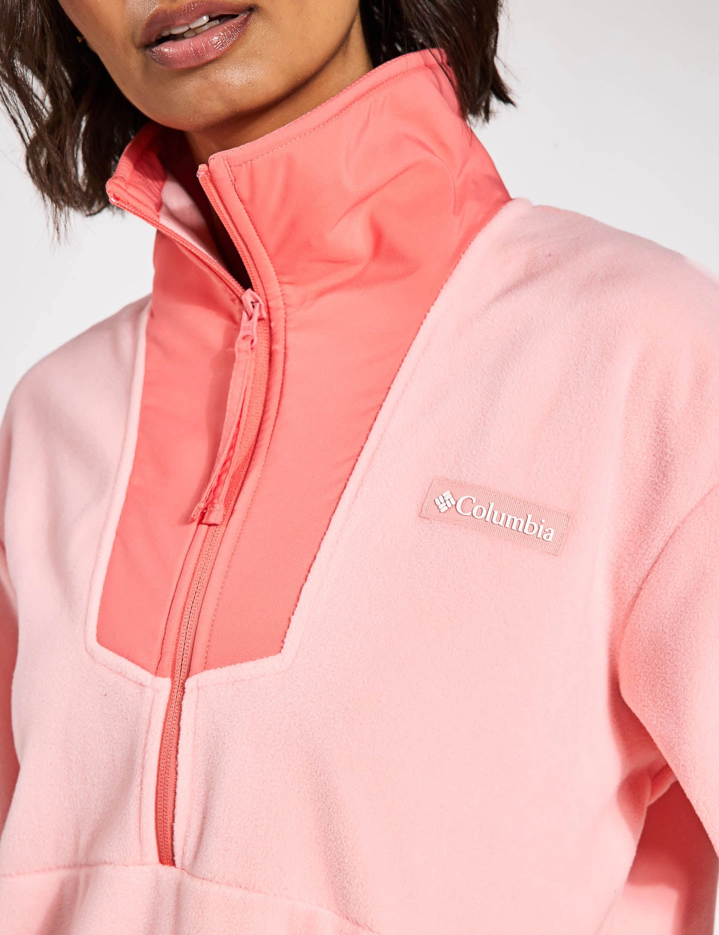 Sequoia Grove 1/2 Zip Fleece - Pink Sand/Alpenglow